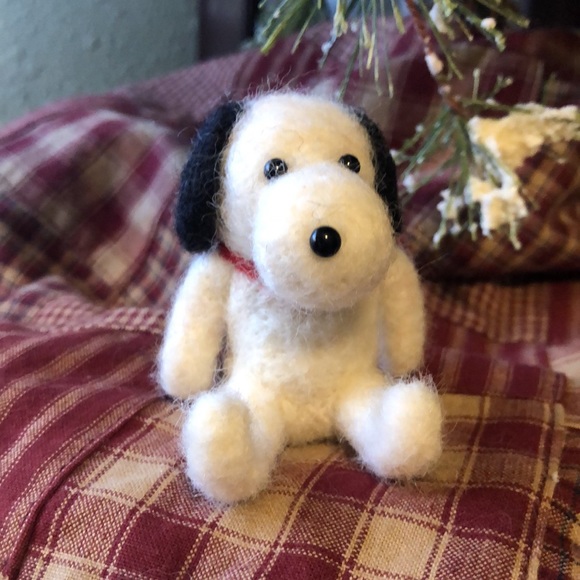 Needle Felted Snoopy and Woodstock - Picture 6 of 7